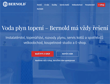 Tablet Screenshot of bernold.cz